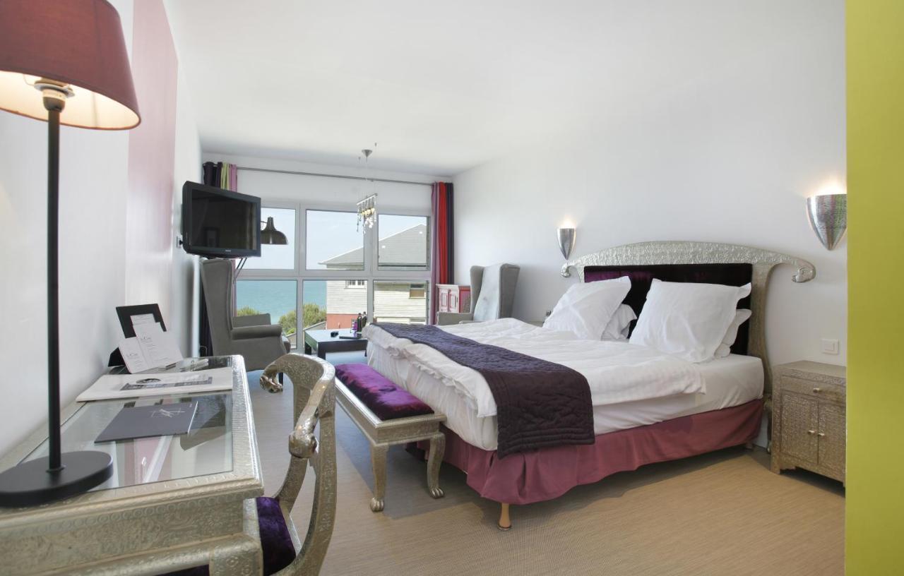 The Originals Hotel Le Cise Restaurant Chambres Et Suites Ault Dış mekan fotoğraf